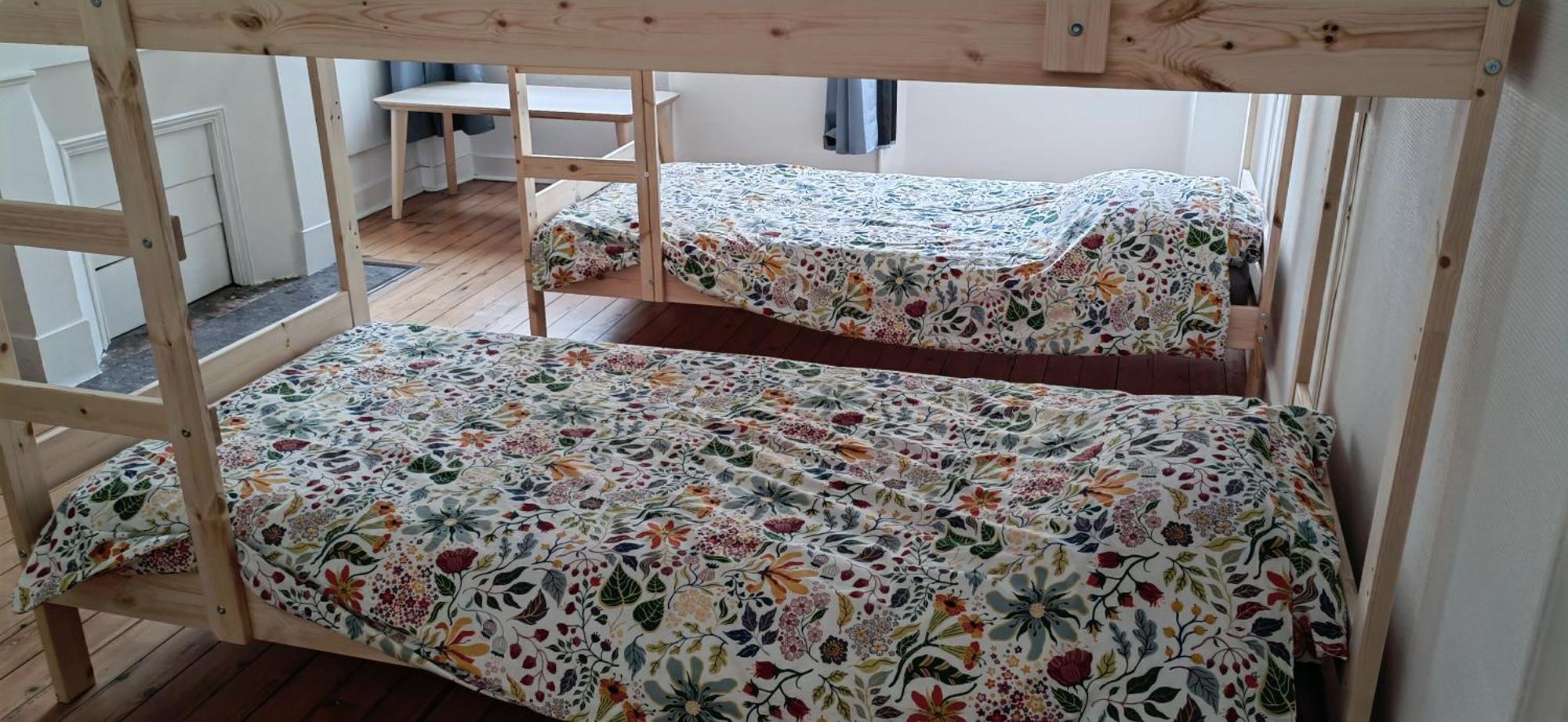 Bed In 6-Bed Mixed Dormitory Le Jardin Cafe ボルドー エクステリア 写真